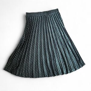 Max Studio Pleated Midi Skirt